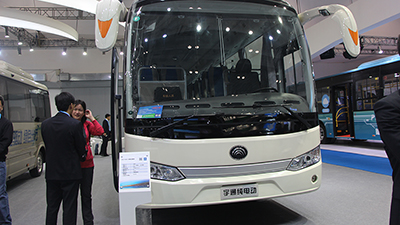 2015節(jié)能與新能源成果展 宇通ZK6115BEV1純電動(dòng)客車(chē)