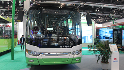 2015節(jié)能與新能源成果展 中通V10K純電動(dòng)客車(chē)